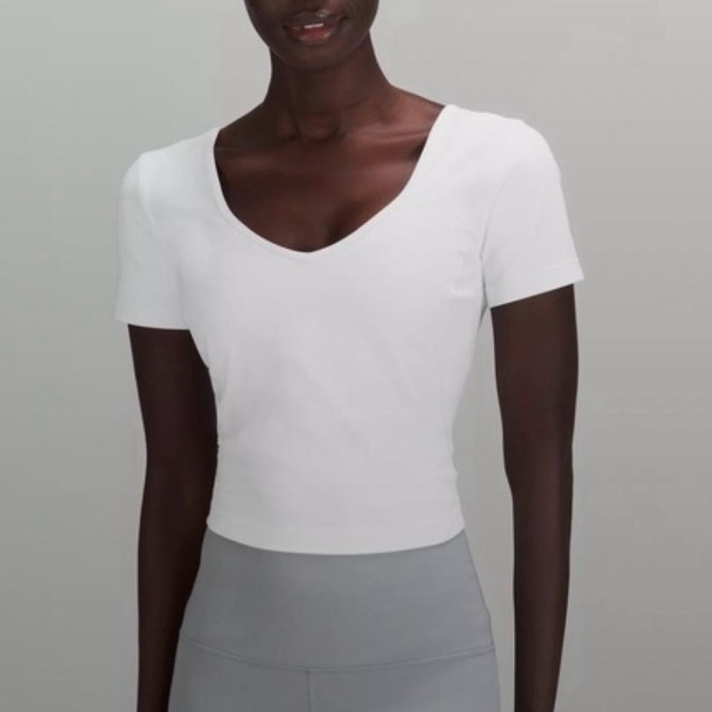 lululemon athletica White Crop Top